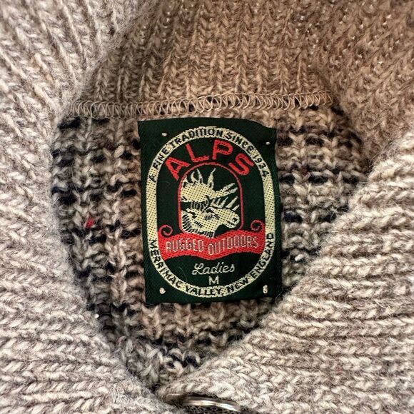 Vintage Alps Rugged Outdoor Ladies Sweater Wool Pullover Size M - Picture 3 of 6